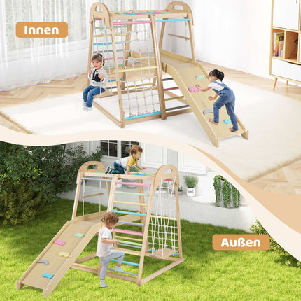 8-i-1 träklättringsset för barn i Montessori