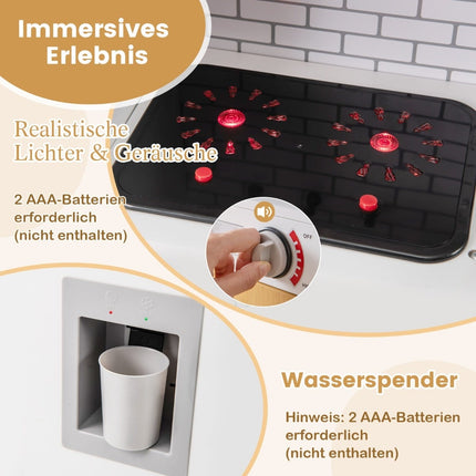 Barnlekkök med ugn och tvättmaskin