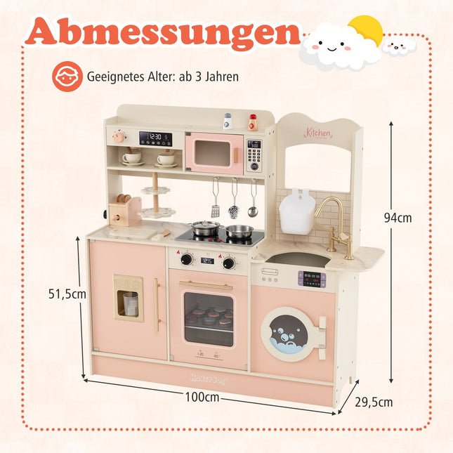 Lekkök med ljus och ljud för barn, rosa, 3+ år