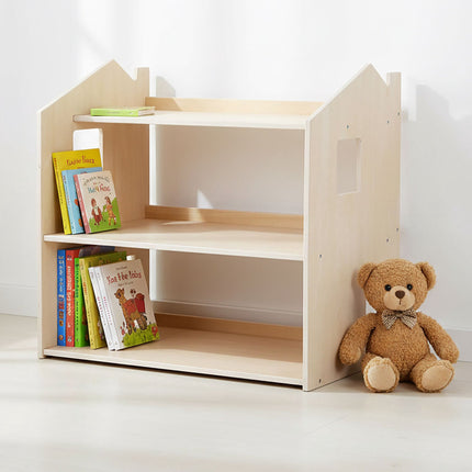 Montessori barnbokhylla, husformad hylla, MDF