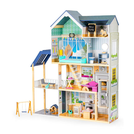 XXL dockskåp Maya Residence 28 stycken ECOTOYS